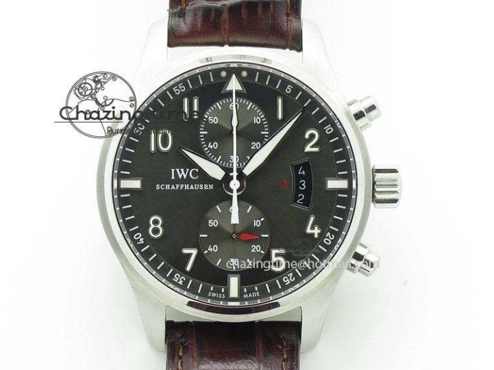 MIROTIME 0508 Portofino Chrono RG Black Dial on Black Leather Strap A HighPerformance 7389